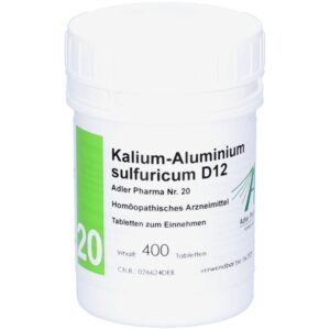 Adler Pharma Kalium – Aluminium sulfuricum D12 Biochemie nach Dr. Schüßler Nr. 20