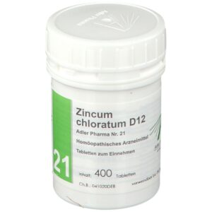 Adler Pharma Zincum chloratum D12 Biochemie nach Dr. Schüßler Nr. 21