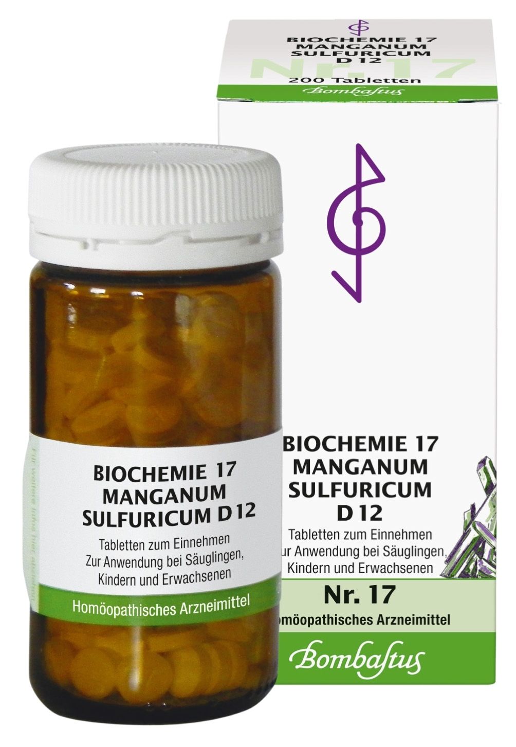 BIOCHEMIE 17 Manganum sulfuricum D 12