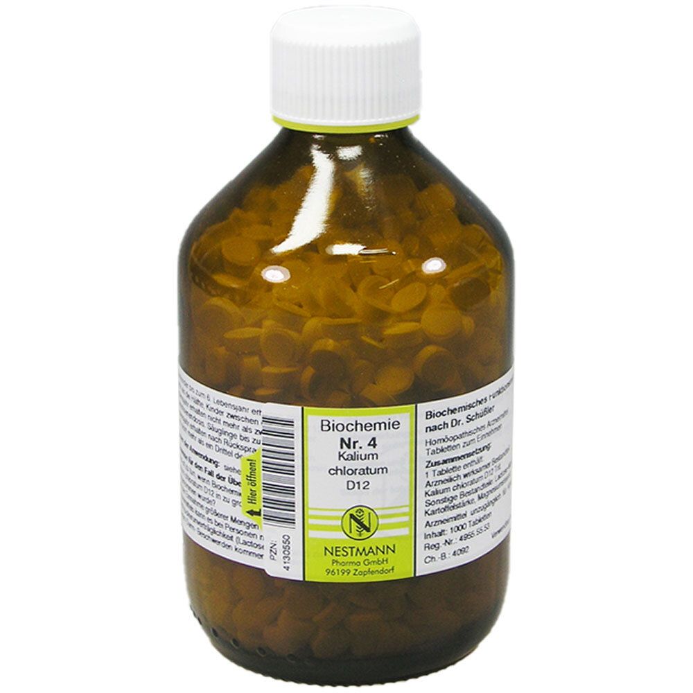 Biochemie 4 Kalium chloratum D 12 Tabletten