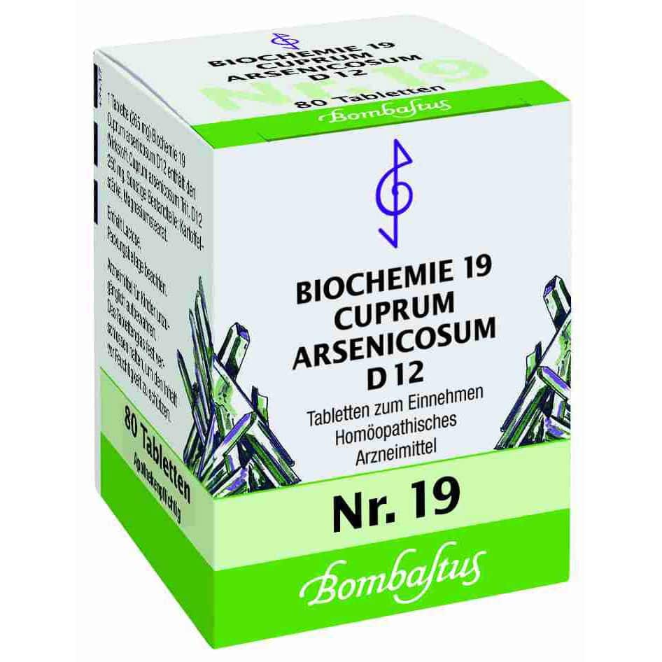 Bombastus Biochemie 19 Cuprum arsenicosum D 12 Tabletten