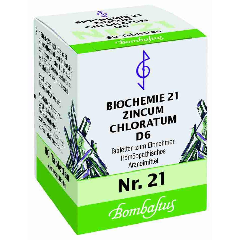 Bombastus Biochemie 21 Zincum chloratum D 6 Tabletten