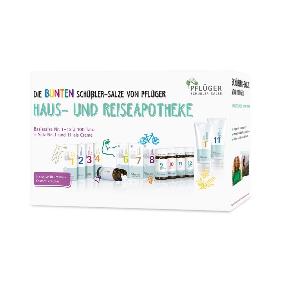 Haus- und Reiseapotheke Nr. 1-12 Tabletten und Nr. 1 + Nr. 11 Creme