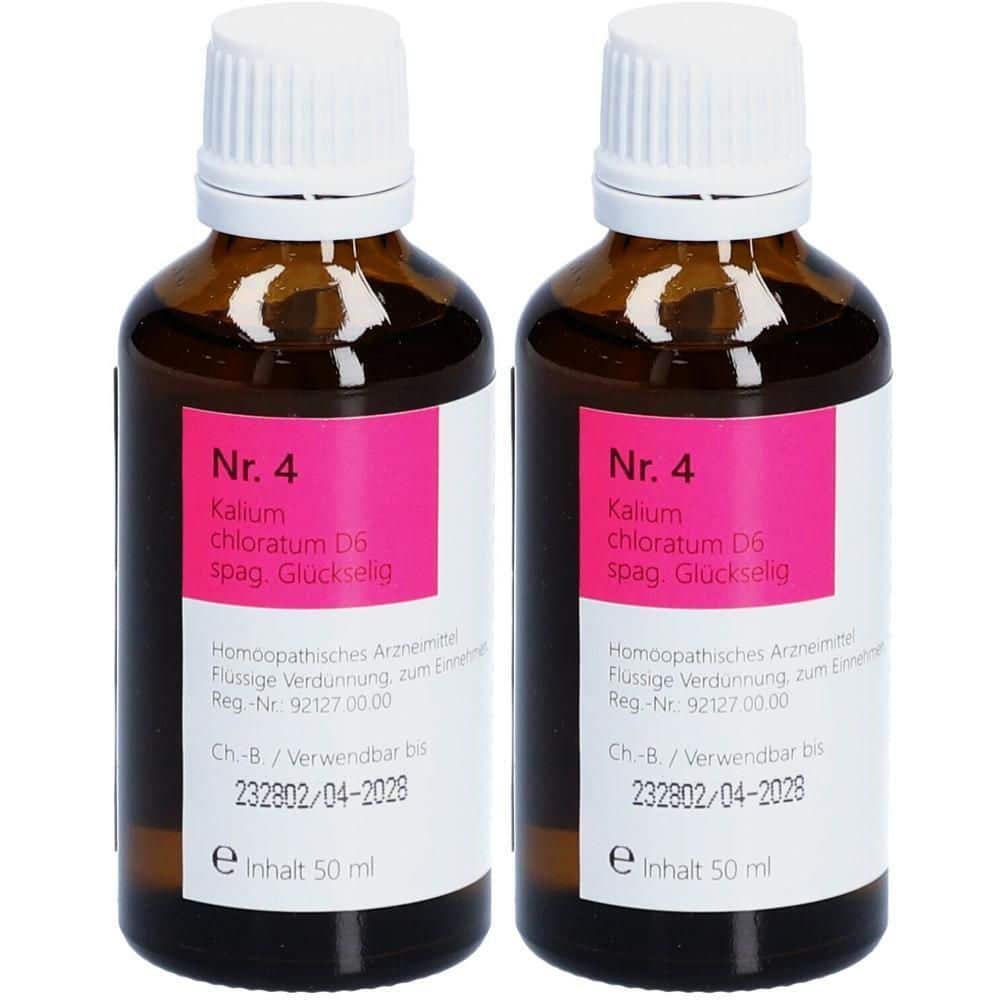 NR.4 Kalium chloratum D 6 spag.Glückselig