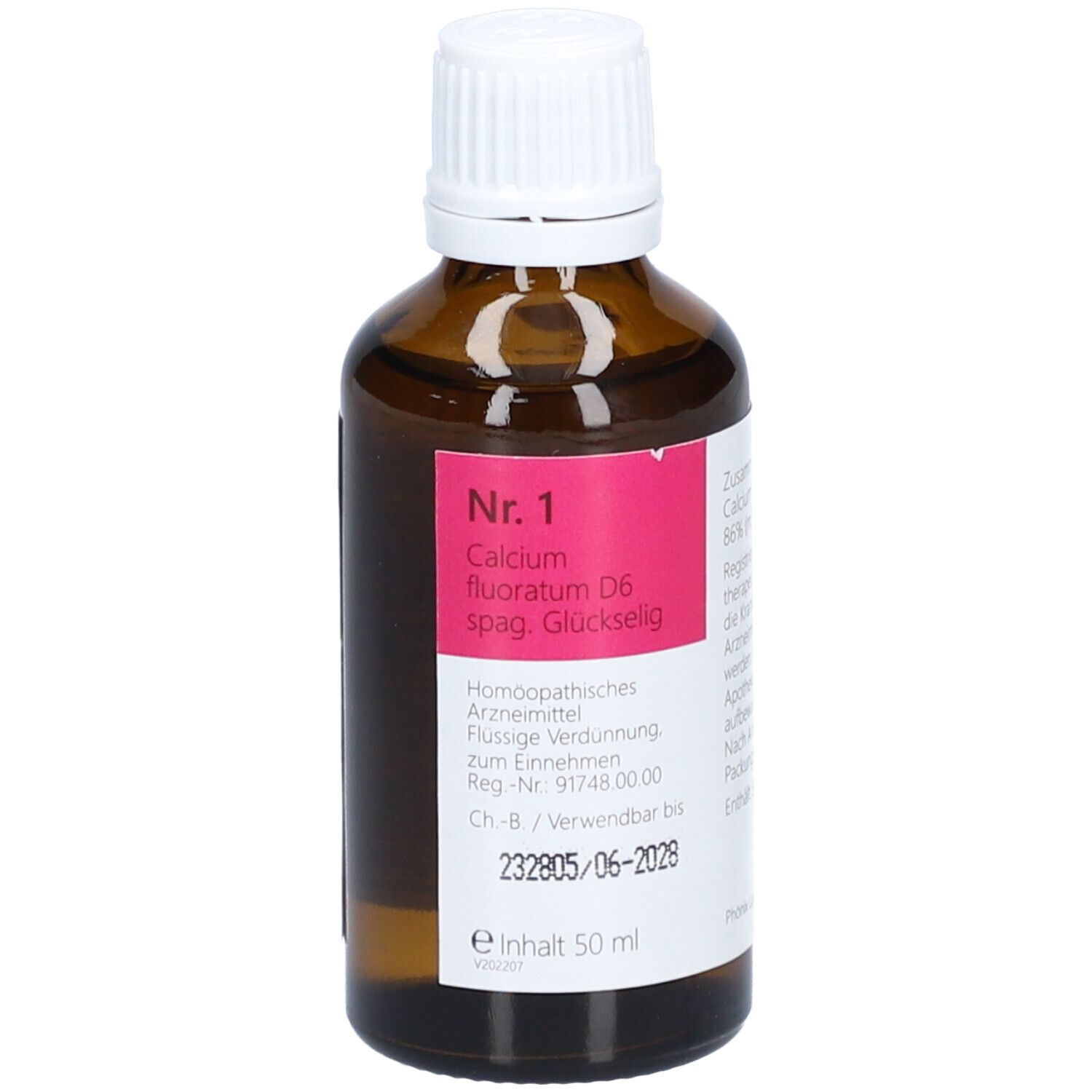 Nr. 1 Calcium fluoratum D6 spag. Glückselig