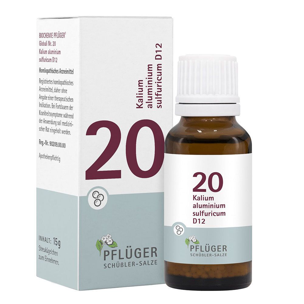 Schüßler-Salz Nr. 20 Kalium aluminium sulfuricum D12