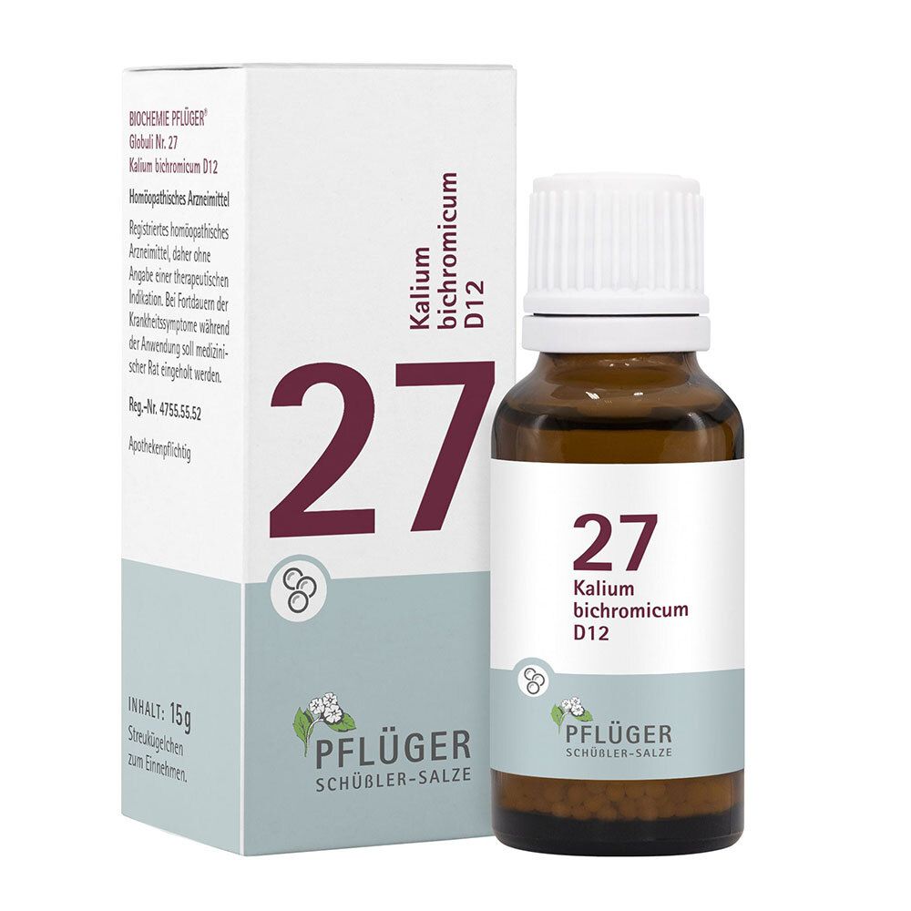 Schüßler-Salz Nr. 27 Kalium bichromicum D12