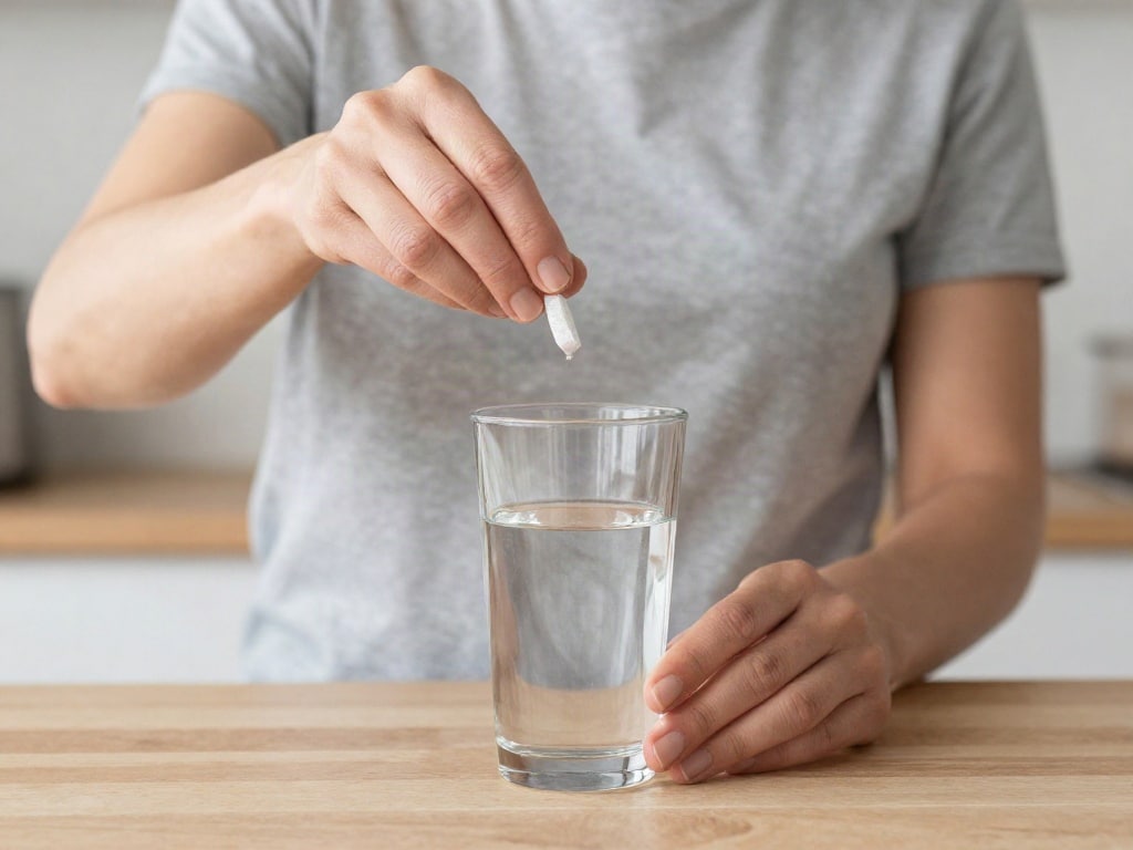 Schüßler Salze in Wasser auflösen