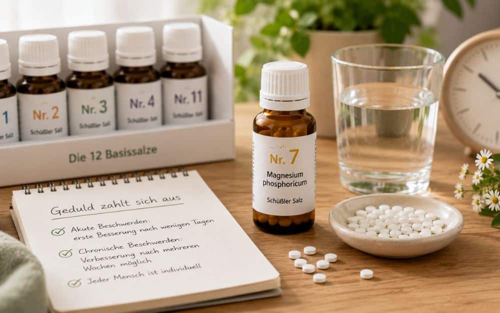 Wie lange dauert es, bis Schüßler Salze wirken?